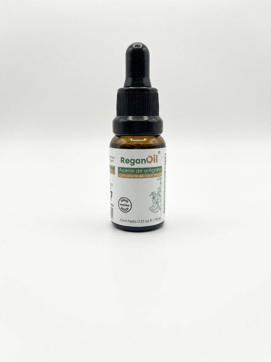 Aceite esencial de orégano + aceite de coco virgen
